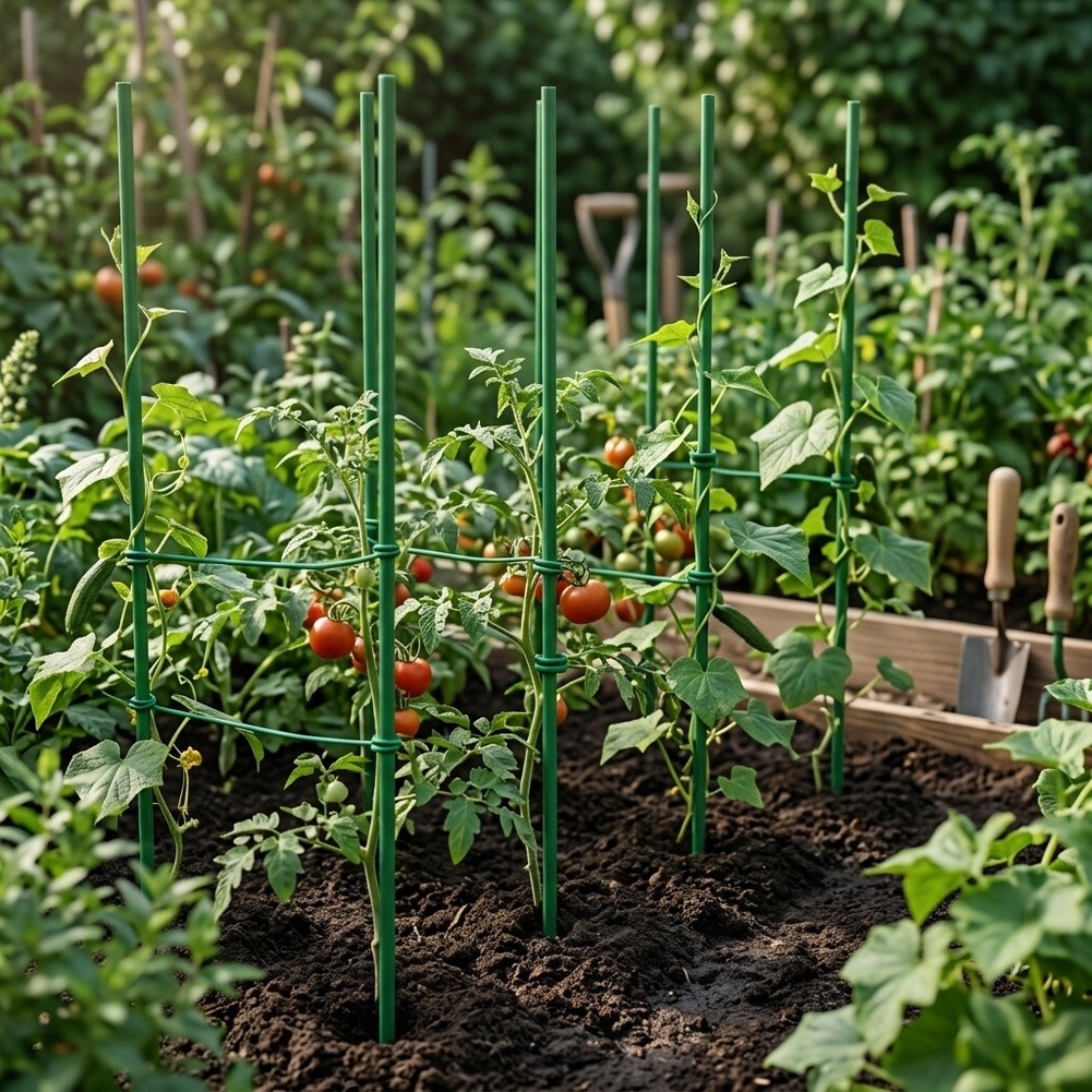 Plant Support Stake - Estacas de jardín ajustables de 17