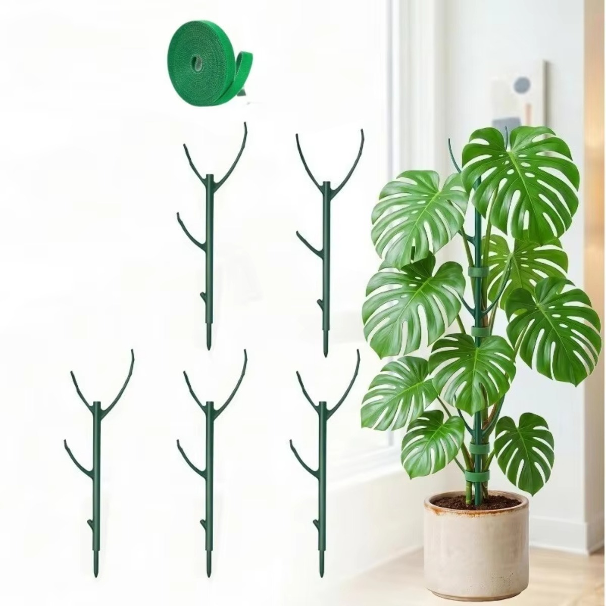 Plant Support Stake - Juego de 6 soportes para plantas