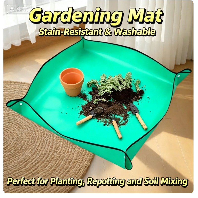 Repotting Mat - Alfombrilla Impermeable para Trasplantar Plantas, Tapete