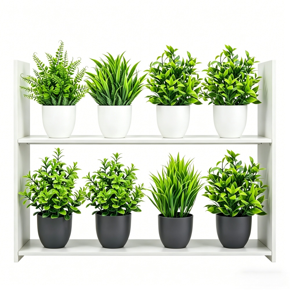 Succulent Set - Juego de 4 Mini Plantas Artificiales