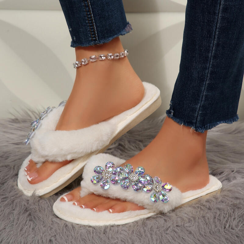 Chanclas de piel sintética con - Indoor Plants reseña y precio