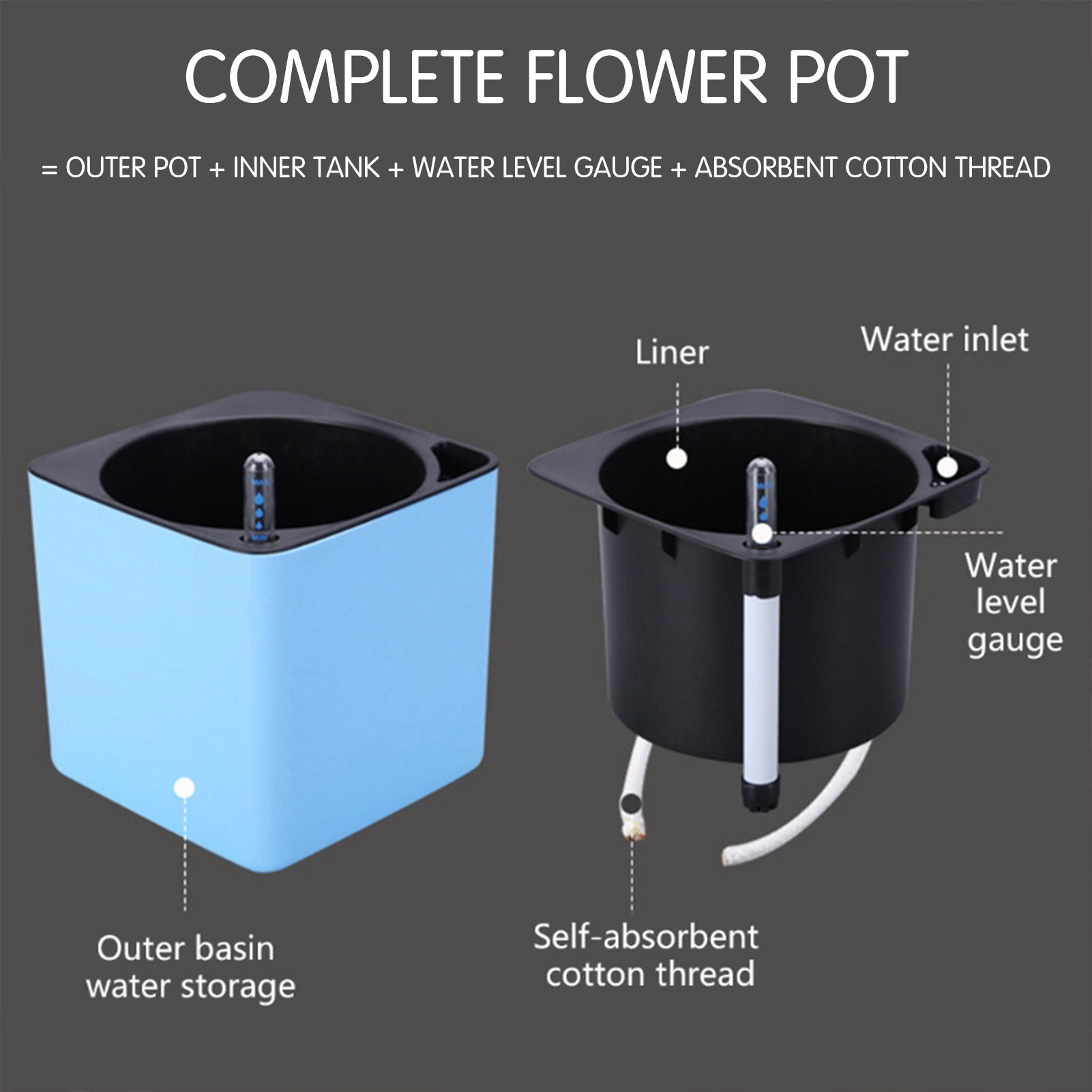 Macetas de plantas de flores c - Plant Pot reseña y precio