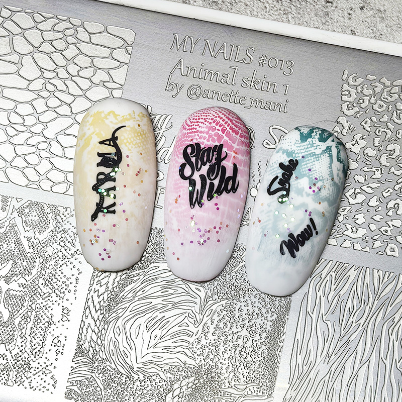 XMQ NAIL ART PLATAS STAMPING D - Snake Plant reseña y precio