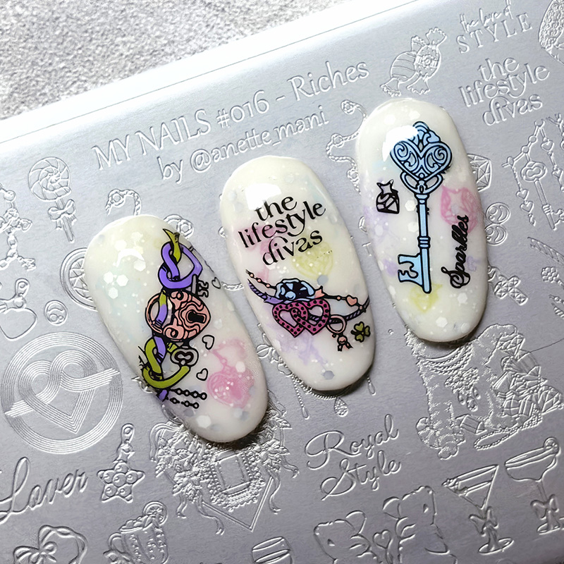 XMQ NAIL ART PLATAS STAMPING D - Snake Plant reseña y precio