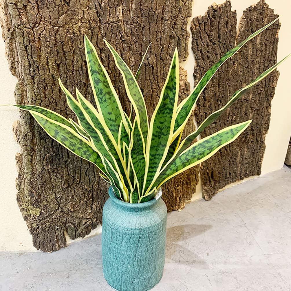 4 Uds. De plantas artificiales - Snake Plant reseña y precio