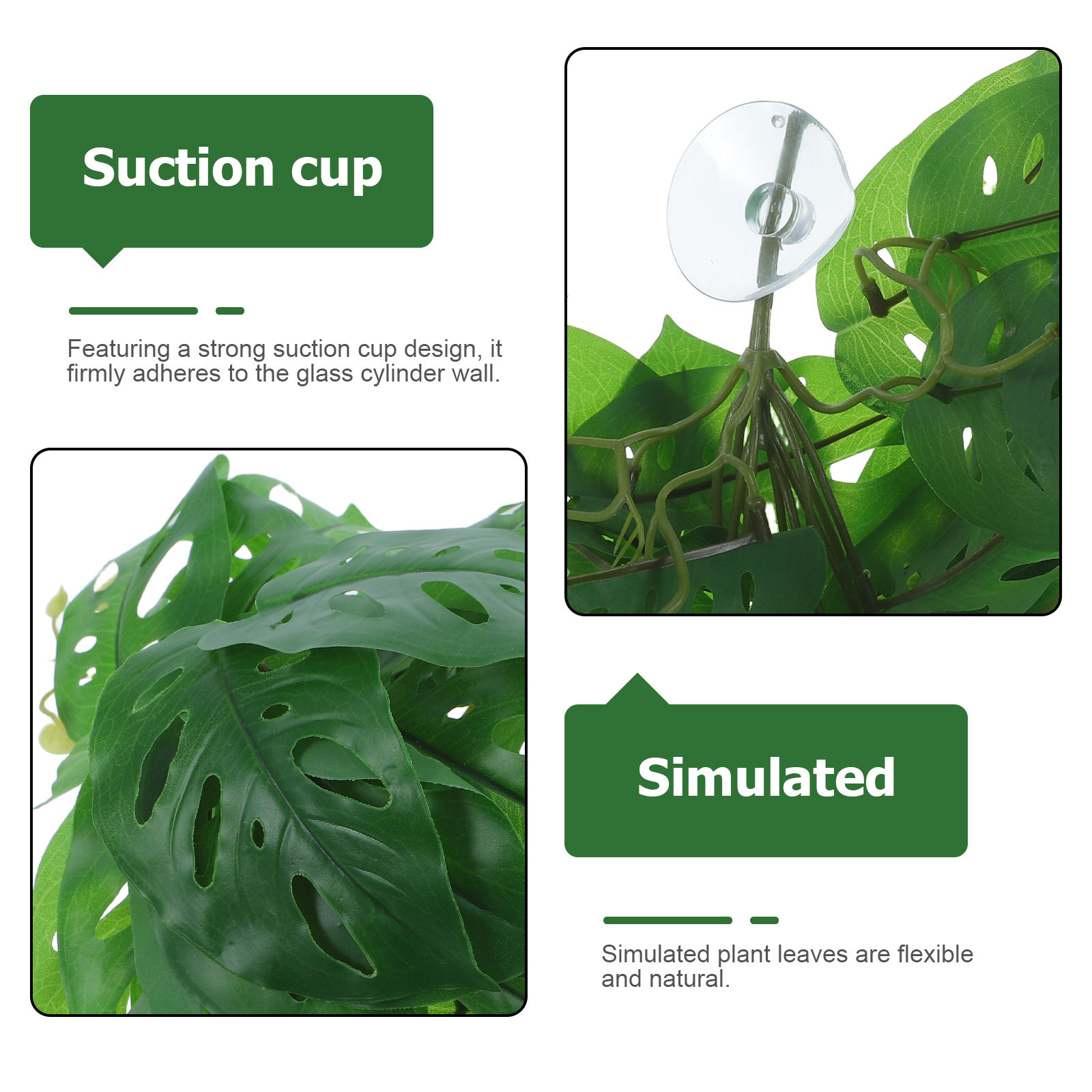 Decoración para hábitat de rep - Snake Plant reseña y precio