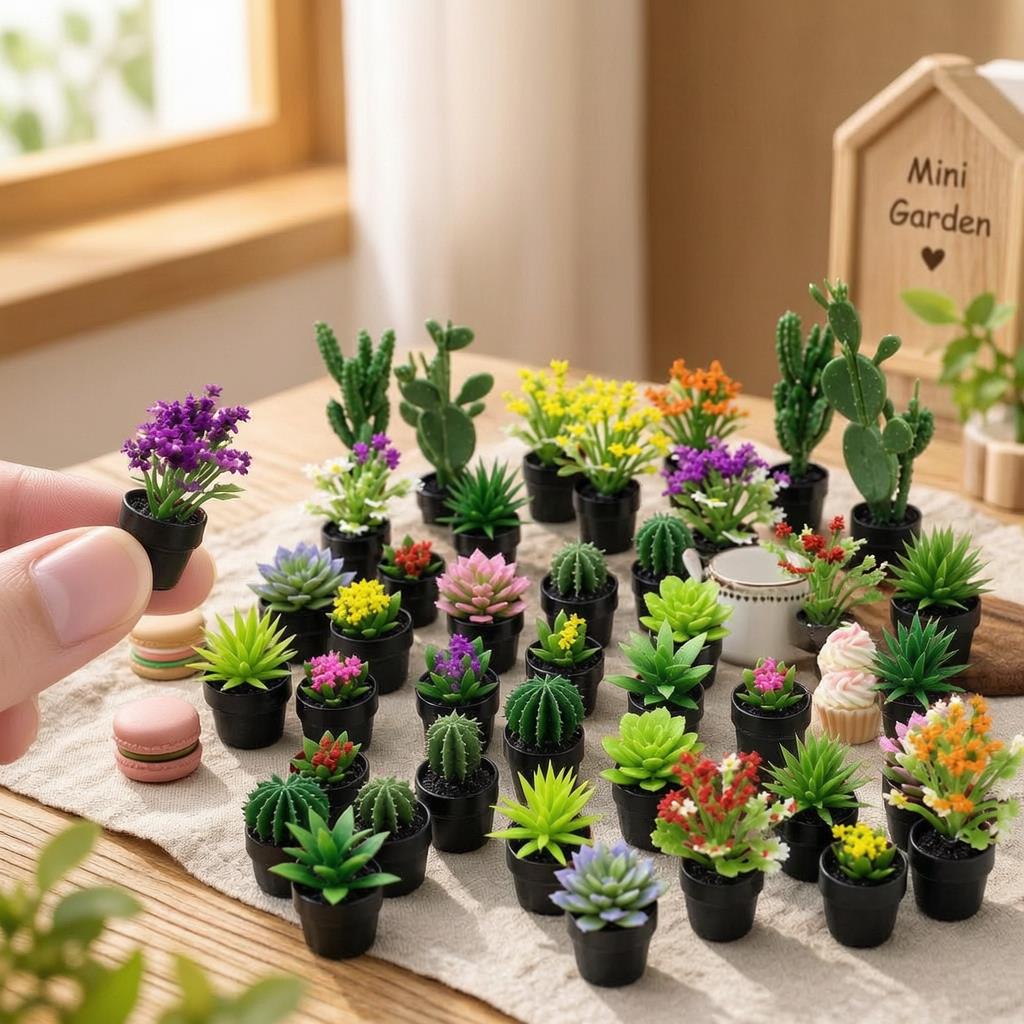 8 plantas en macetas de plásti - Succulent Set reseña y precio