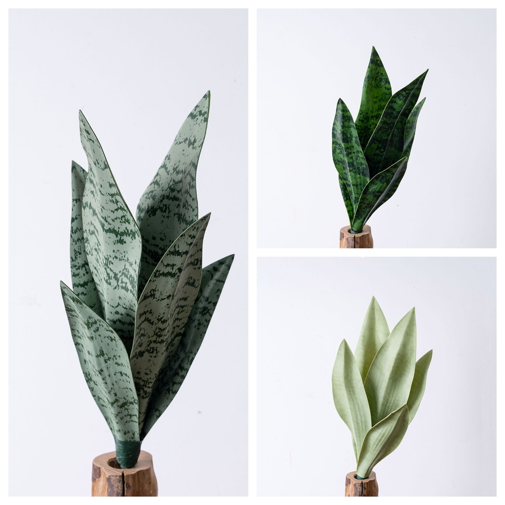 Planta artificial de PVC con f - Snake Plant reseña y precio