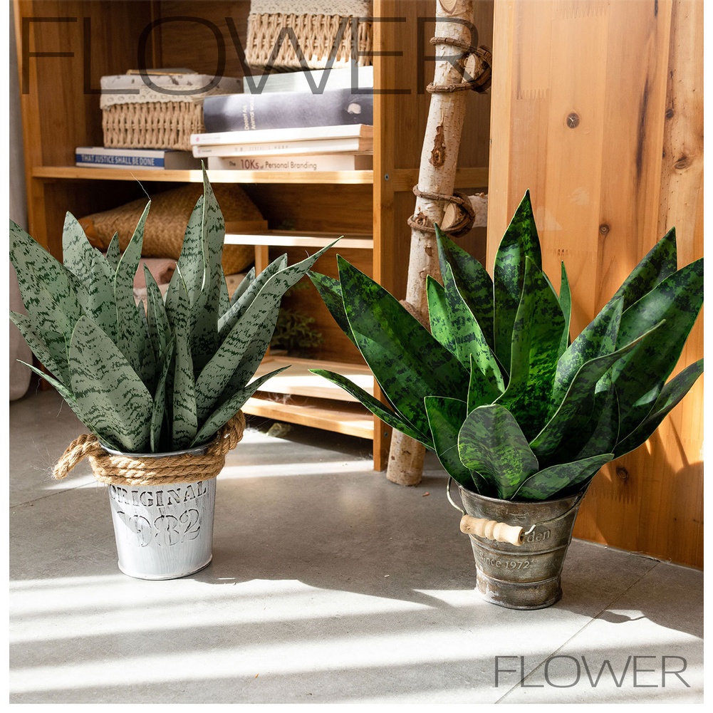 Planta artificial de PVC con f - Snake Plant reseña y precio