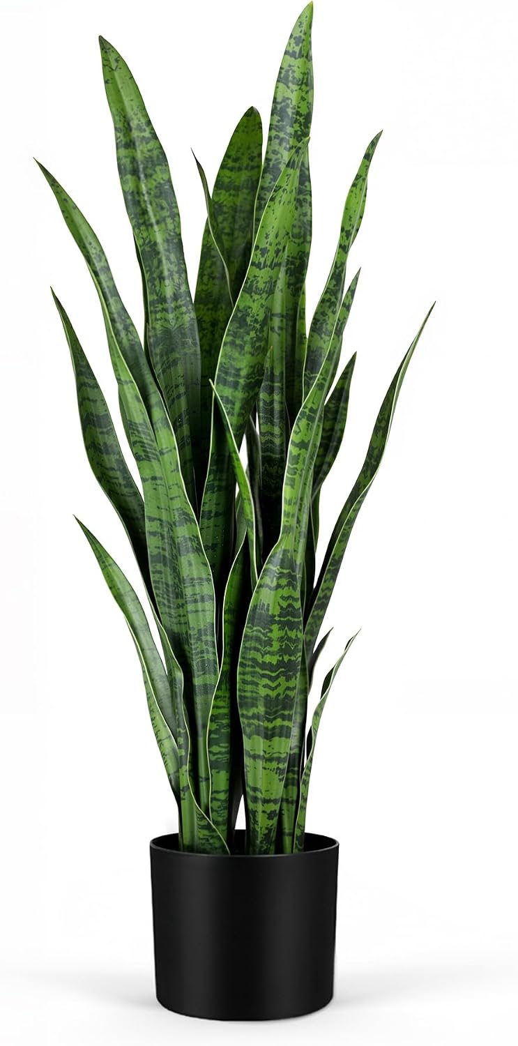 Planta artificial de sansevier - Snake Plant reseña y precio